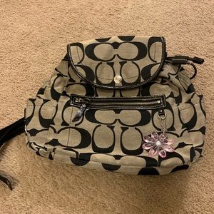 Coach mini backpack